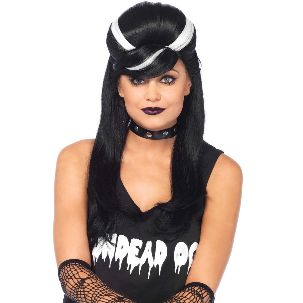 Leg Avenue - Frankie Bouffant Pruik - Zwart